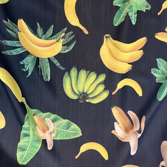 Banana dress- from Iceland, bananas, sleeveless stretchy material. Halloween - Picture 3 of 4